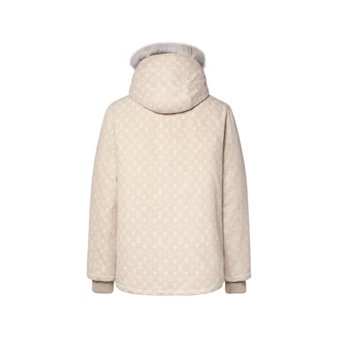 Daunenparka aus wasserabweisendem Denim mit Monogram-Motiv in Herren's Ready to Wear Vollständige Ready to Wear collections by Louis Vuitton (Zoom)