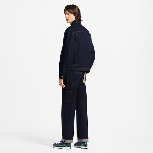 Denim-Jacke im Workwear-Stil Ambiance-Ansicht