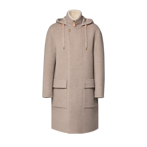Double Face Mantel mit Kapuze in Herren's Ready to Wear Vollständige Ready to Wear collections by Louis Vuitton (Zoom)