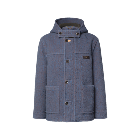 Duffle-coat à doublure matelassée réversible vue de face