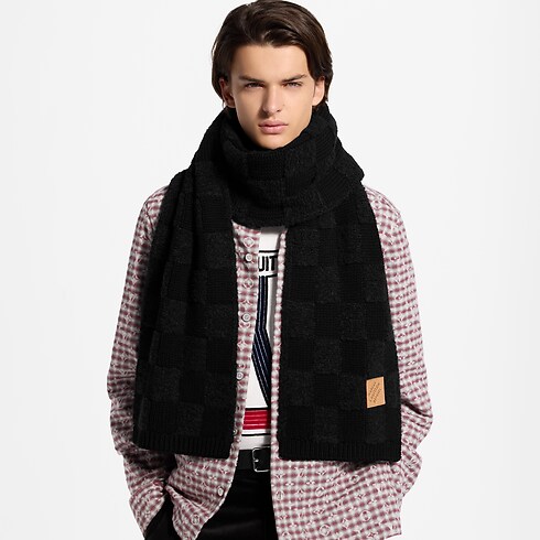 Écharpe Damier Cloud S00 in Homme's Accessoires Écharpes collections by Louis Vuitton (Zoom produit)