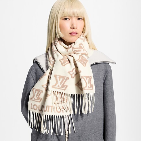Écharpe LV 3D S00 in Femme's Accessoires Écharpes collections by Louis Vuitton (Zoom produit)