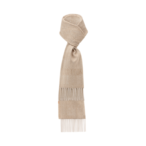 Écharpe LV Malletier S00 in Homme's Accessoires Écharpes collections by Louis Vuitton (Zoom produit)