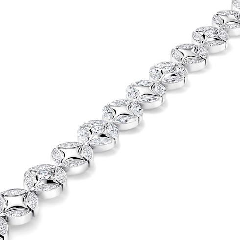 Galaxie Armband, Weißgold und Diamanten in Les Extraordinaires's Schmuck Armbänder collections by Louis Vuitton (Zoom)
