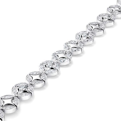 Galaxie Armband, Weißgold und Diamanten in Les Extraordinaires's Schmuck Armbänder collections by Louis Vuitton (Zoom)