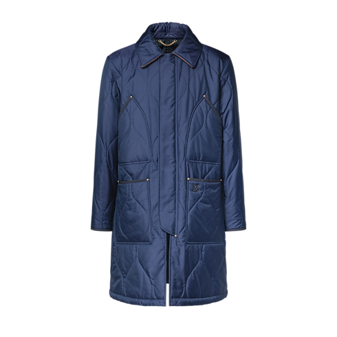 Gesteppter Mantel im Workwear-Stil Frontansicht