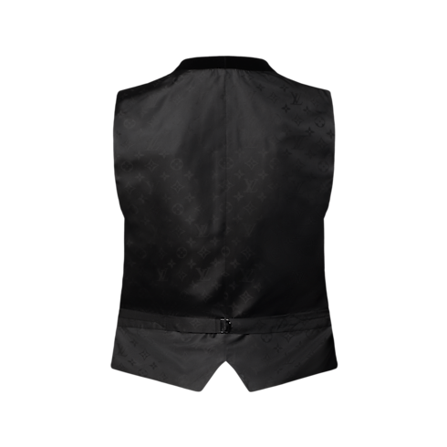 Gilet de smoking en velours in Homme's Nouveautés Homme } collections by Louis Vuitton (Zoom produit)