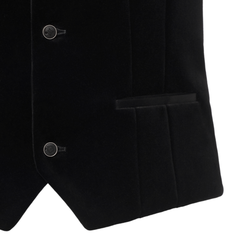 Gilet de smoking en velours in Homme's Nouveautés Homme } collections by Louis Vuitton (Zoom produit)
