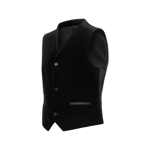 Gilet de smoking en velours in Homme's Nouveautés Homme } collections by Louis Vuitton (Zoom produit)