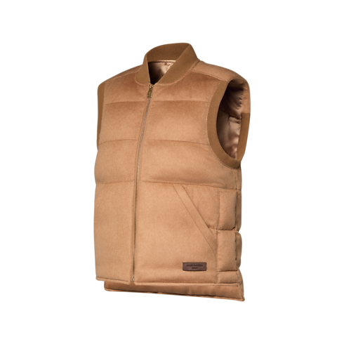 Gilet en sergé de vigogne et cachemire brossé in Homme's Prêt-à-porter Tout le prêt-à-porter collections by Louis Vuitton (Zoom produit)
