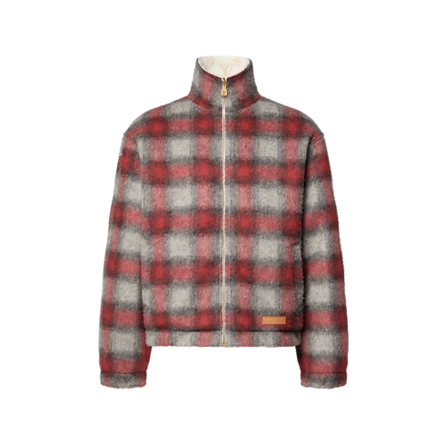 Grafisches, wendbares Fleece-Oberteil mit Monogram-Motiv in Herren's Ready to Wear Vollständige Ready to Wear collections by Louis Vuitton (Zoom)