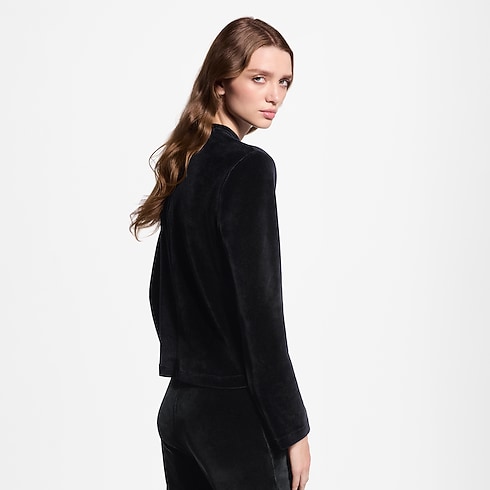 Haut à manches longues en velours in Femme's Prêt-à-porter Tops et chemises collections by Louis Vuitton (Zoom produit)