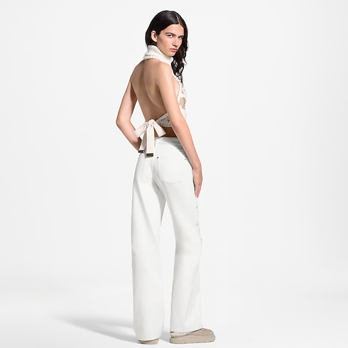 Haut court en maille alpine à sequins in Femme's Prêt-à-porter Tops et chemises collections by Louis Vuitton (Zoom produit)