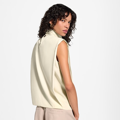 Haut drapé à l'avant in Femme's Prêt-à-porter Tops et chemises collections by Louis Vuitton (Zoom produit)