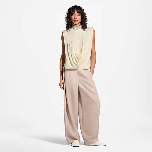 Haut drapé à l'avant in Femme's Prêt-à-porter Tops et chemises collections by Louis Vuitton (Zoom produit)