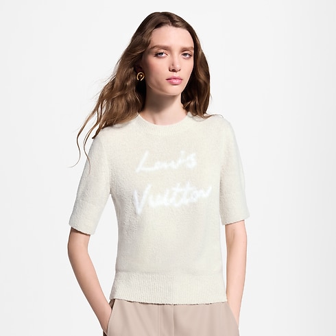 Haut en maille à signature manuscrite in Femme's Prêt-à-porter Maille collections by Louis Vuitton (Zoom produit)
