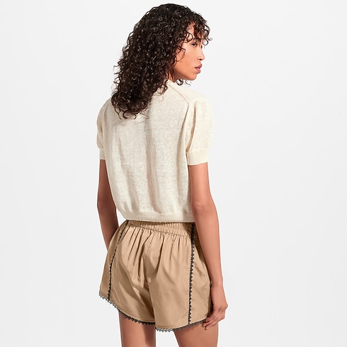Haut en maille transparente à signature in Femme's Prêt-à-porter Hauts collections by Louis Vuitton (Zoom produit)