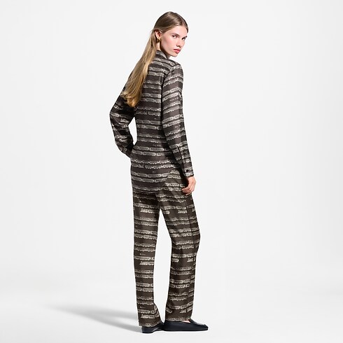 Hemd aus Seide mit Zug-Motiv in Damen's Ready to Wear Oberteile und Blusen collections by Louis Vuitton (Zoom)