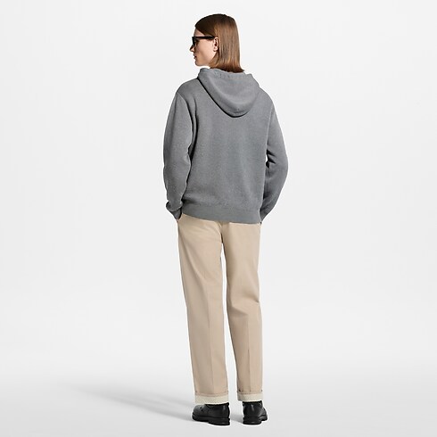 Hoodie aus Jacquard mit Farbverlauf und Signatur in Herren's Ready to Wear Vollständige Ready to Wear collections by Louis Vuitton (Zoom)