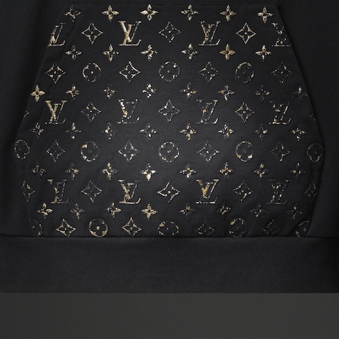 Hoodie mit reflektierender Signatur in Herren's Ready to Wear Strick und Sweatshirts collections by Louis Vuitton