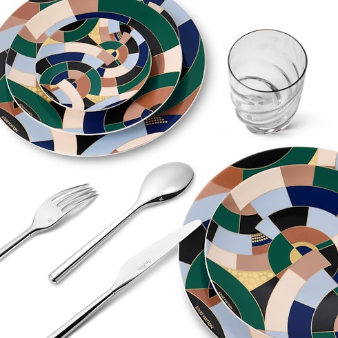 Illusion Set mit 2 Esstellern in Trunks, Reisen und Wohnen's Wohnen und Art of Dining Art of Dining collections by Louis Vuitton (Zoom)