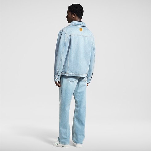 Jacke aus Denim im Workwear-Stil mit LV Signatur in Herren's Ready to Wear Jacken und Mäntel collections by Louis Vuitton (Zoom)
