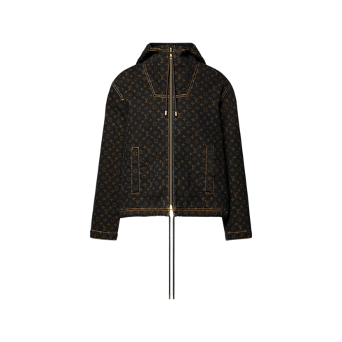 Jacke aus Denim mit Monogram-Motiv und Reissverschluss in Damen's Ready to Wear Mäntel und Jacken collections by Louis Vuitton (Zoom)