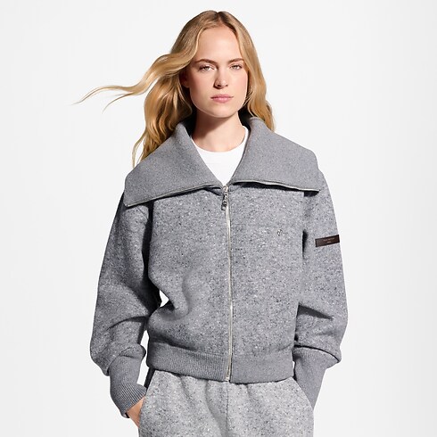 Jacke aus Kaschmir mit Reissverschluss in Damen's Ready to Wear T-Shirts und Sweatshirts collections by Louis Vuitton (Zoom)