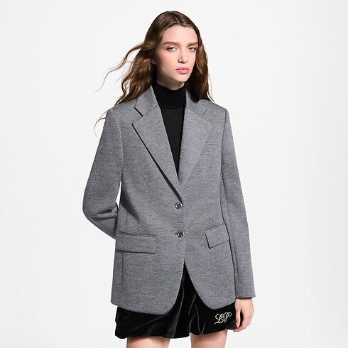 Jacke im Masskonfektions-Stil aus Flanell in Damen's Ready to Wear Mäntel und Jacken collections by Louis Vuitton (Zoom)