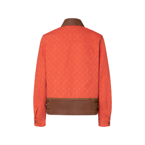 Jacke im Workwear-Stil mit Monogram-Motiv Rückansicht
