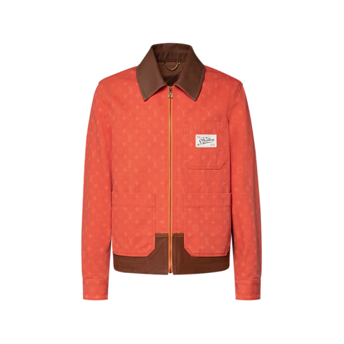 Jacke im Workwear-Stil mit Monogram-Motiv Frontansicht