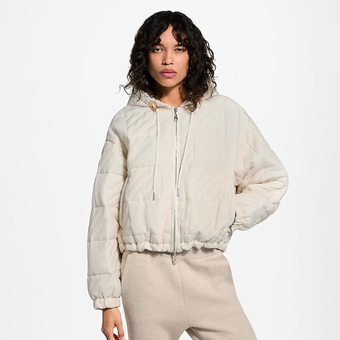 Jacke mit Reissverschluss und gestepptem Damier-Motiv in Damen's Ready to Wear Mäntel und Jacken collections by Louis Vuitton (Zoom)