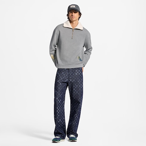 Jean droit Monogram Surplus vue portée