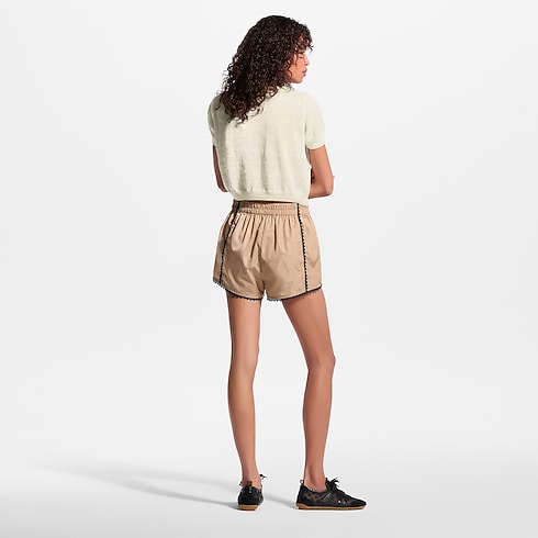 Joggingshorts mit Spitzenbesatz in Damen's High Summer Kollektion } collections by Louis Vuitton (Zoom)