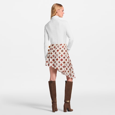 Jupe asymétrique Monogram Paisley in Femme's Prêt-à-porter Jupes et shorts collections by Louis Vuitton (Zoom produit)
