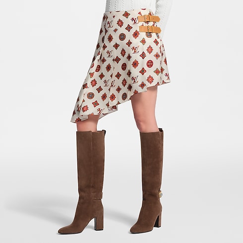 Jupe asymétrique Monogram Paisley in Femme's Prêt-à-porter Jupes et shorts collections by Louis Vuitton (Zoom produit)