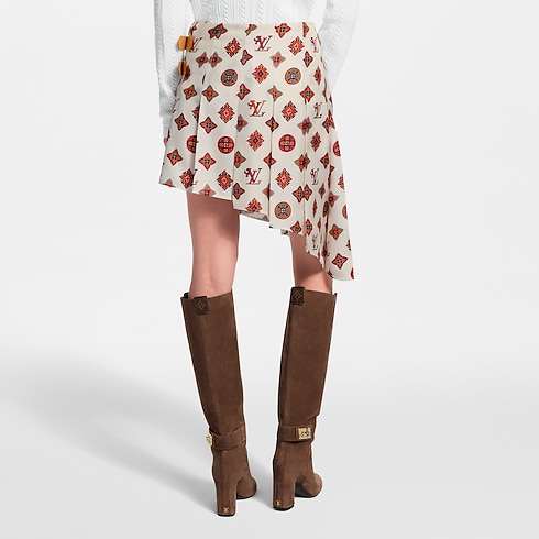 Jupe asymétrique Monogram Paisley in Femme's Prêt-à-porter Jupes et shorts collections by Louis Vuitton (Zoom produit)