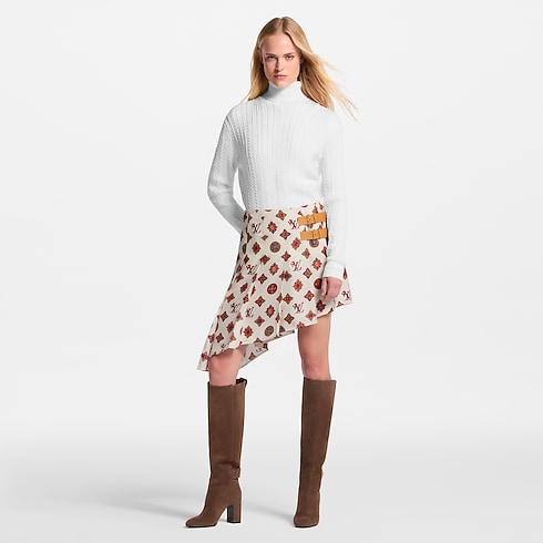 Jupe asymétrique Monogram Paisley in Femme's Prêt-à-porter Jupes et shorts collections by Louis Vuitton (Zoom produit)