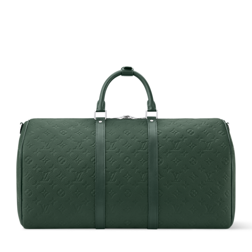 Keepall 50 mit Schulterriemen Taurillon Monogram in Herren's Reisegepäck Reisetaschen und Duffle Bags collections by Louis Vuitton (Zoom)
