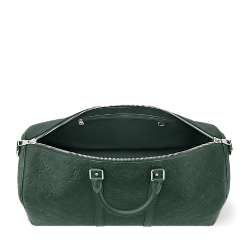 Keepall 50 mit Schulterriemen Taurillon Monogram in Herren's Reisegepäck Reisetaschen und Duffle Bags collections by Louis Vuitton (Zoom)