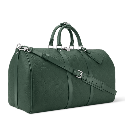Keepall 50 mit Schulterriemen Taurillon Monogram in Herren's Reisegepäck Reisetaschen und Duffle Bags collections by Louis Vuitton (Zoom)