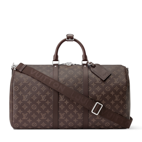Keepall 50 mit Schulterriemen Monogram Shadow in Koffer und Reiseaccessoires's Reisetaschen Alle Reisetaschen collections by Louis Vuitton (Zoom)
