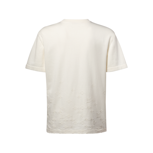 Kurzarm-Rundhalspullover mit Farbverlauf-Signaturen als Jacquardgewebe in Herren's Ready to Wear Strick und Sweatshirts collections by Louis Vuitton (Zoom)