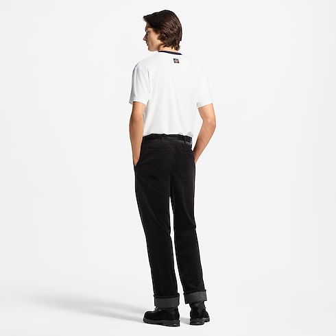 Kurzarm-T-Shirt mit samtiger Grafik in Herren's Ready to Wear Vollständige Ready to Wear collections by Louis Vuitton (Zoom)