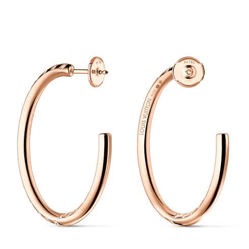 Le Damier de Louis Vuitton grosse Creolen, Roségold und Diamanten in Schmuck's Kategorien Ohrringe collections by Louis Vuitton (Zoom)