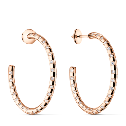 Le Damier de Louis Vuitton grosse Creolen, Roségold und Diamanten in Schmuck's Kategorien Ohrringe collections by Louis Vuitton (Zoom)