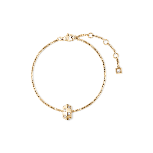 Le Damier de Louis Vuitton Ketten-Armband, Gelbgold und Diamanten in Schmuck's Kategorien Armbänder collections by Louis Vuitton (Zoom)