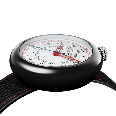 Louis Vuitton Monterey, Automatikuhrwerk, 37 mm, Keramik und Stahl in Uhren's Alle Uhren } collections by Louis Vuitton (Zoom)