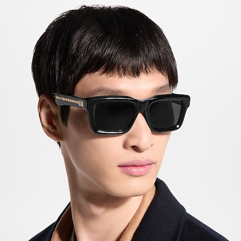 Lunettes de soleil carrées LV Journey S00 in Homme's Accessoires Lunettes collections by Louis Vuitton (Zoom produit)