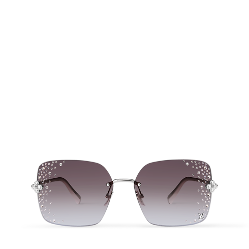 Lunettes de soleil LV Comet Frosted S00 in Femme's Accessoires Lunettes collections by Louis Vuitton (Zoom produit)